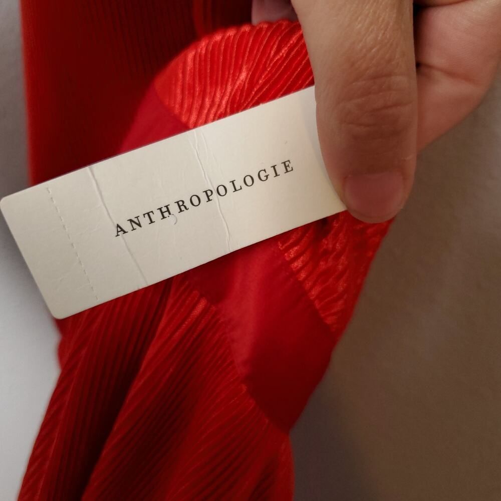 NWT ANTHROPOLOGIE Pleated Halter Neck Jumpsuit - Picture 7 of 12